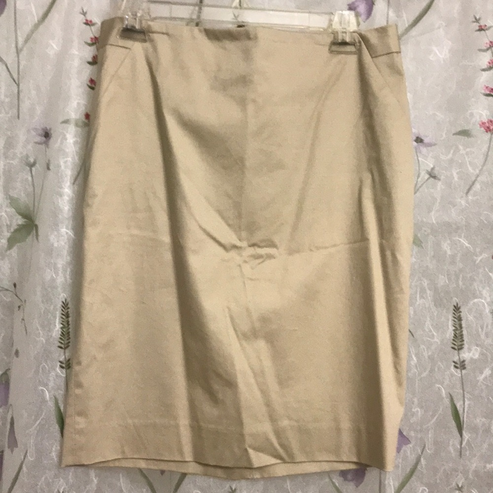 Khaki pencil skirt - NWT